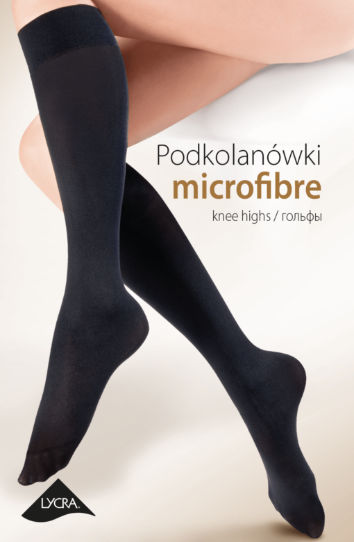 Gabriella Microfibre 501 Knee Highs Black - Image 3