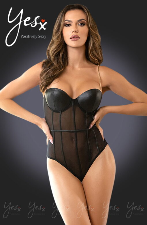 YesX YX988 Bodysuit Black - Image 9