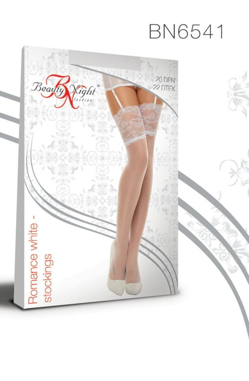 Beauty Night BN6543 Romance Stockings Cherry - Image 3