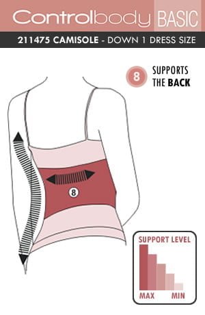 Control Body 211475 Shaping Camisole Nero - Image 3