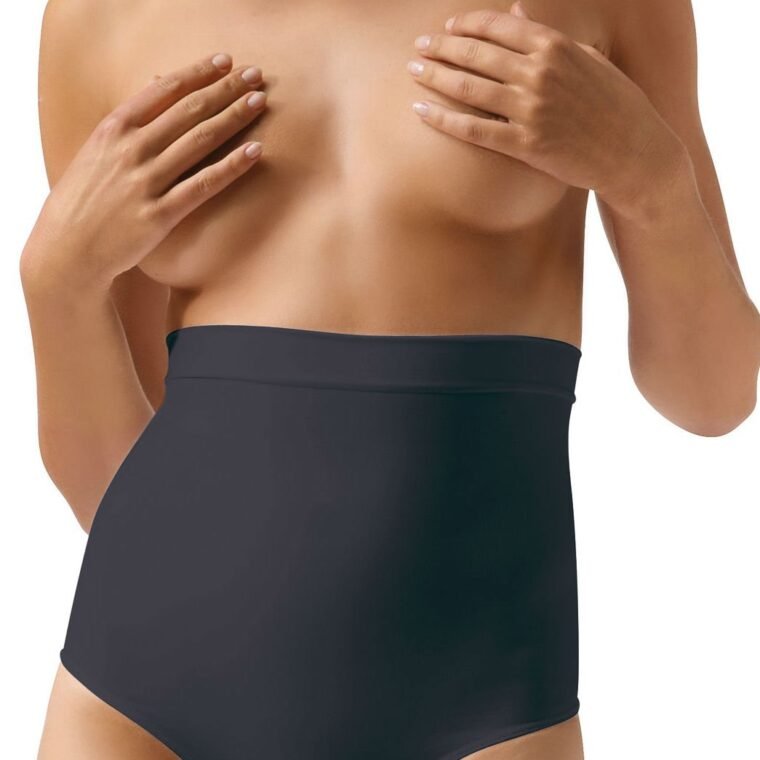 Control Body high waist black shaping thong for women, seamless design, available in L/XL, M/L, S/M