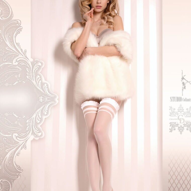 Ballerina 375 Hold Ups Bianco (White)