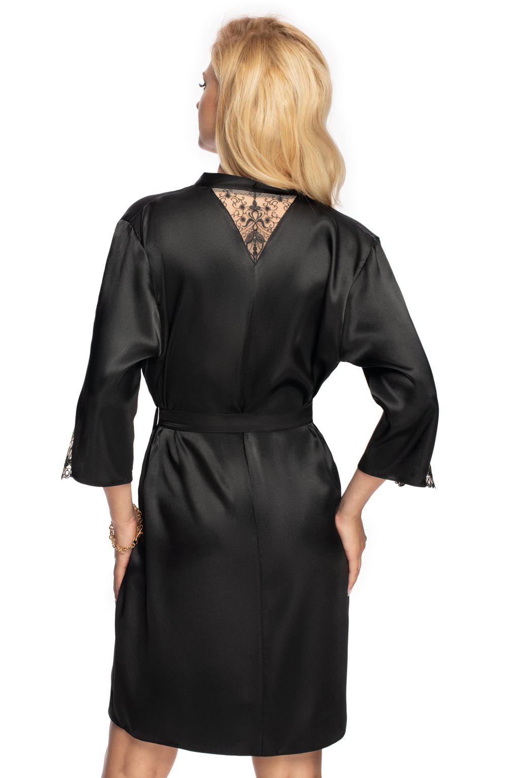 Irall Mallory Dressing Gown Black - Image 2