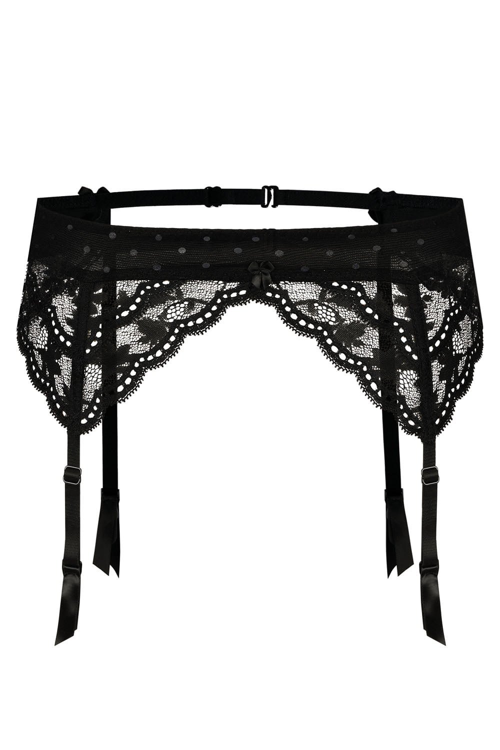 Roza Lagerta Suspender Belt Black - Image 4