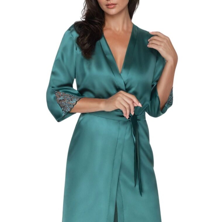 Irall Emerald Dressing Gown Green
