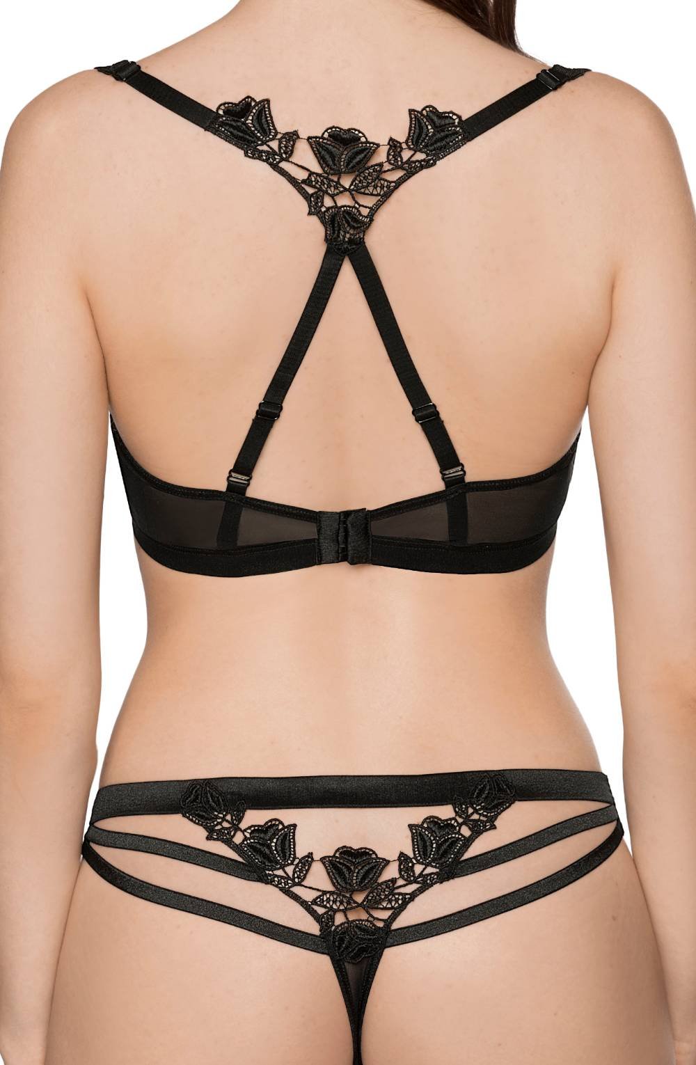Roza Lisbet Black THONG - Image 3