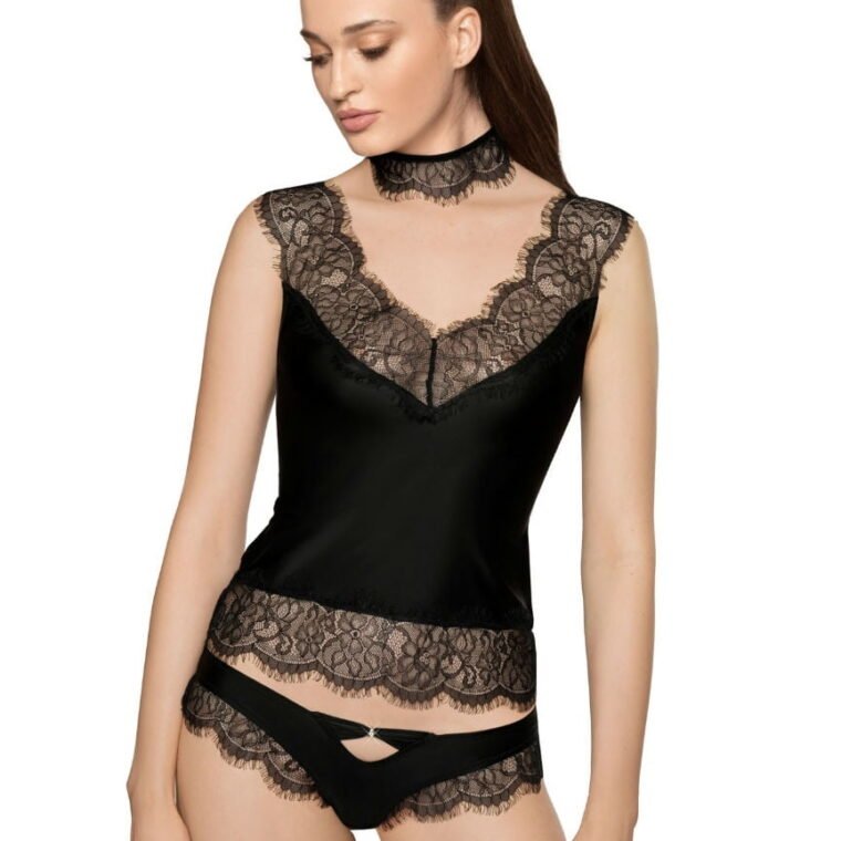 Roza Sija Black Shirt
