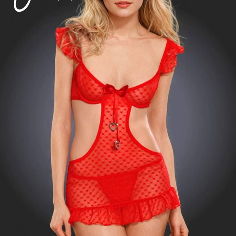 YesX YX518 Skirt Set Red