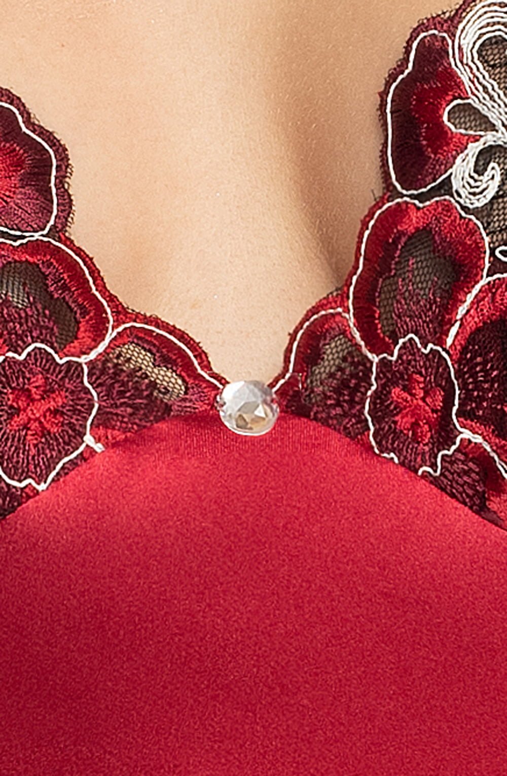Irall Elodie Nightdress Burgundy - Image 3