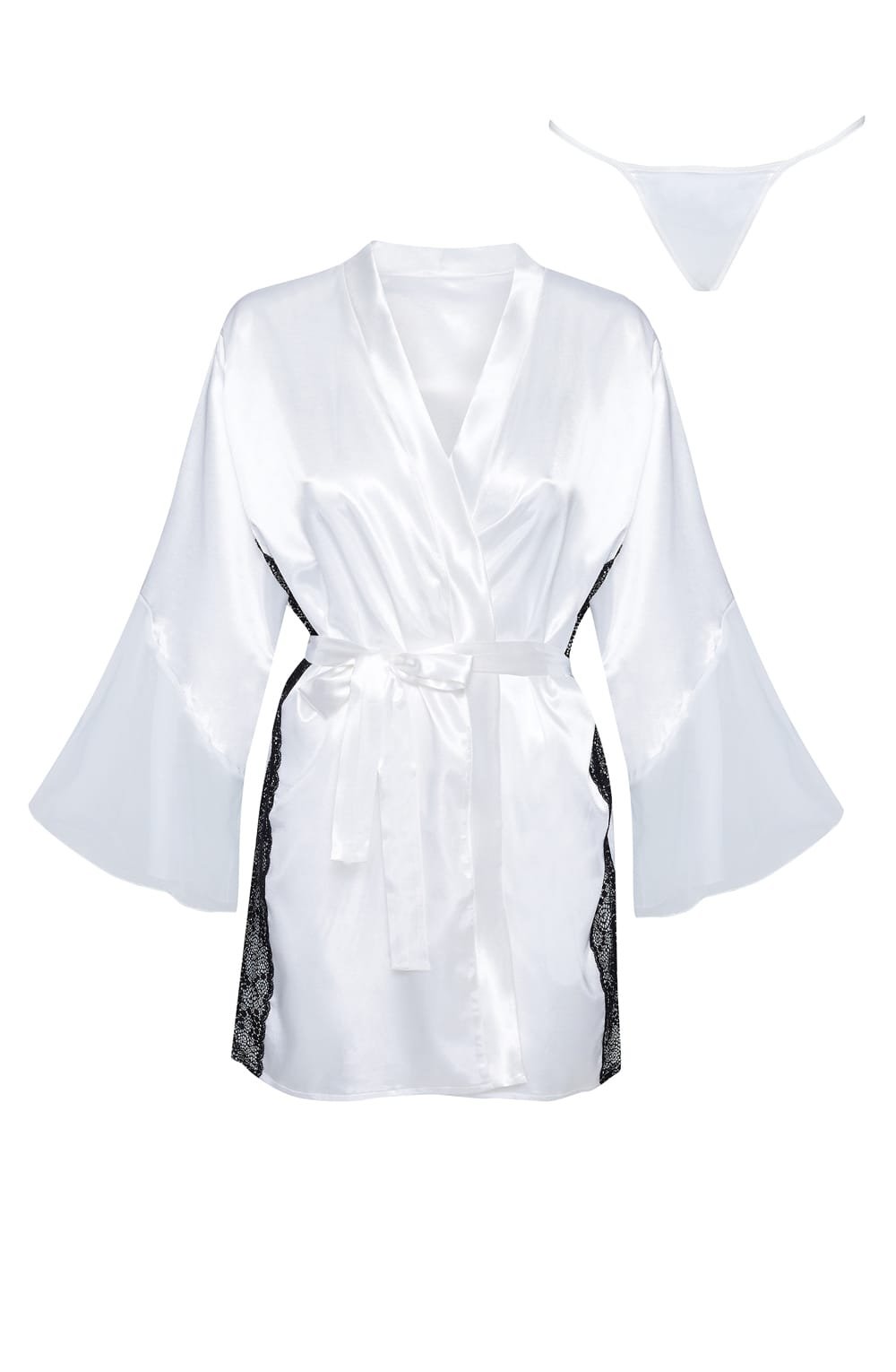 Beauty Night BN6668 Sara Peignoir White - Image 2