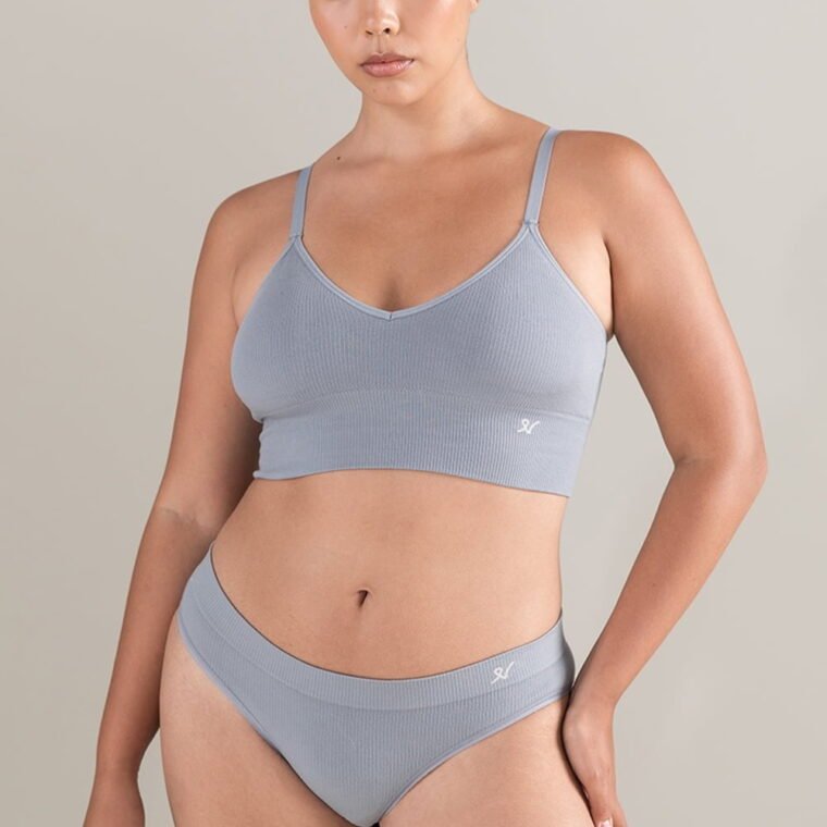 Nudea The TENCEL™ Seamless Bralette Storm Grey
