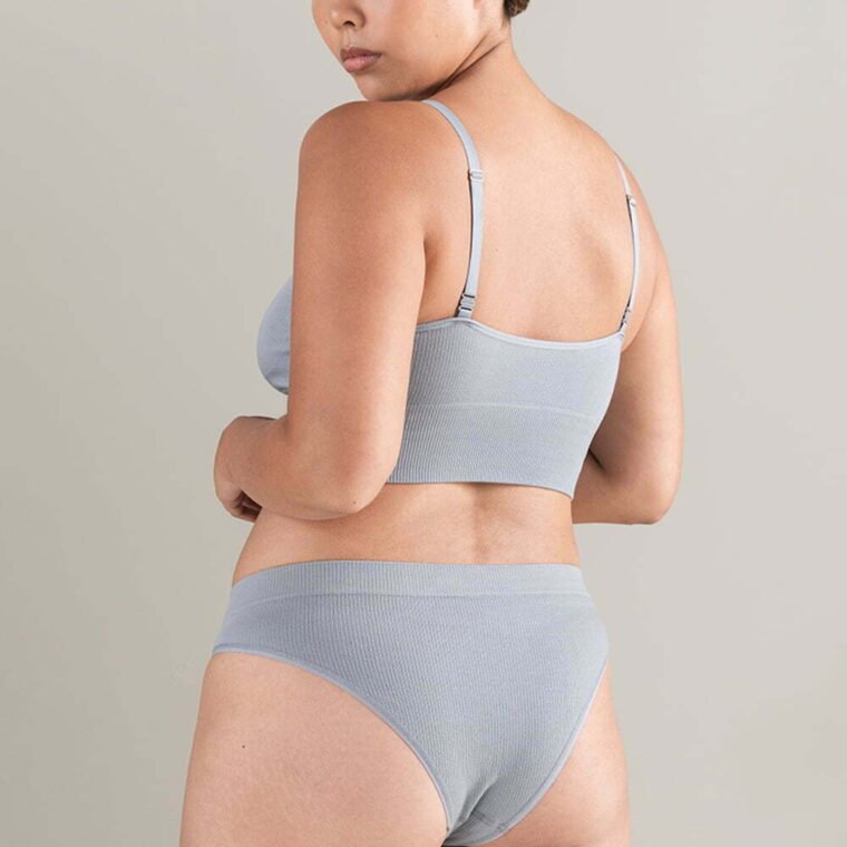 Nudea The TENCEL™ High Leg Brief Storm Grey