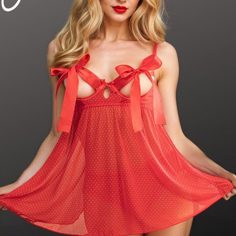 YesX YX841 Red Babydoll Set
