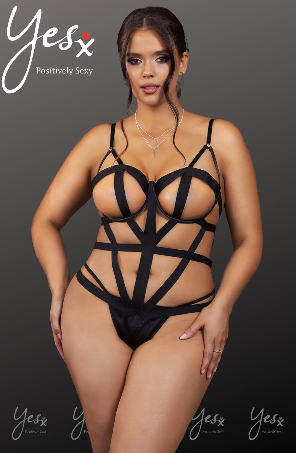 YesX YX844 Bodysuit Black - Image 13