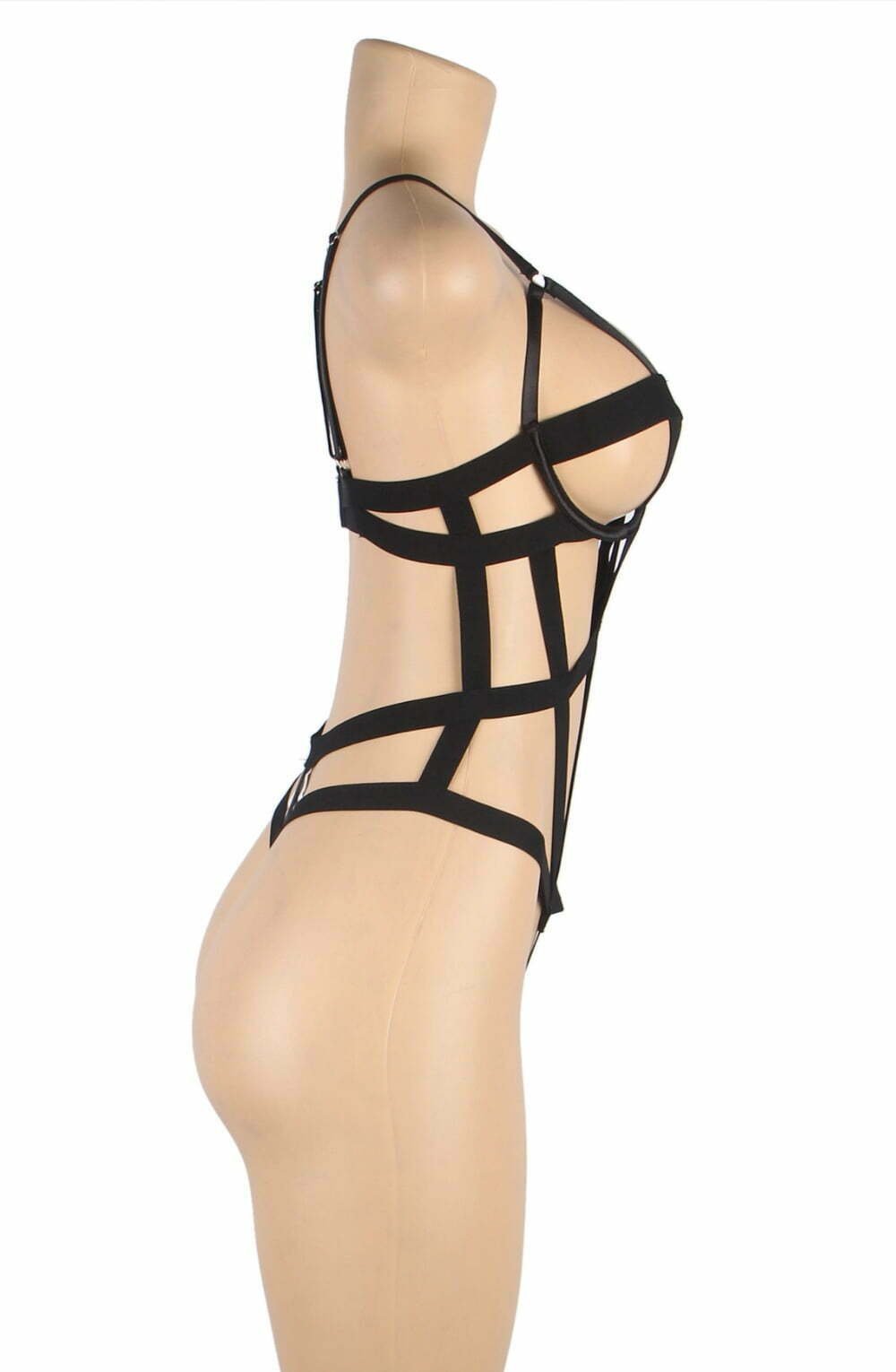 YesX YX844 Bodysuit Black - Image 9