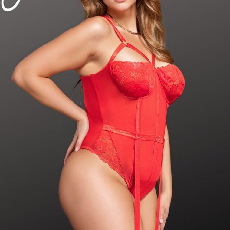 YesX YX858Q Red Bodysuit