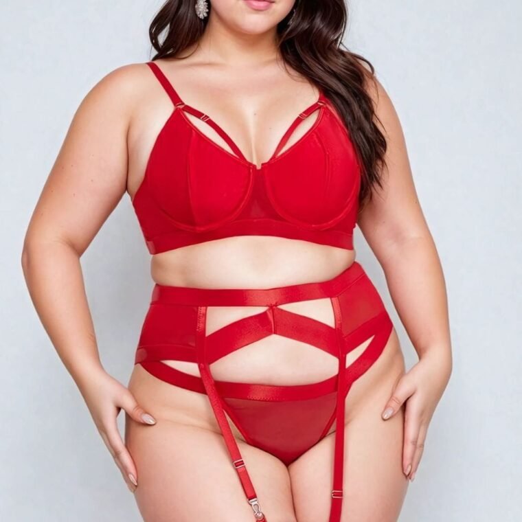 YesX YX870Q Bondage Garter Bra Set Up To 2XL