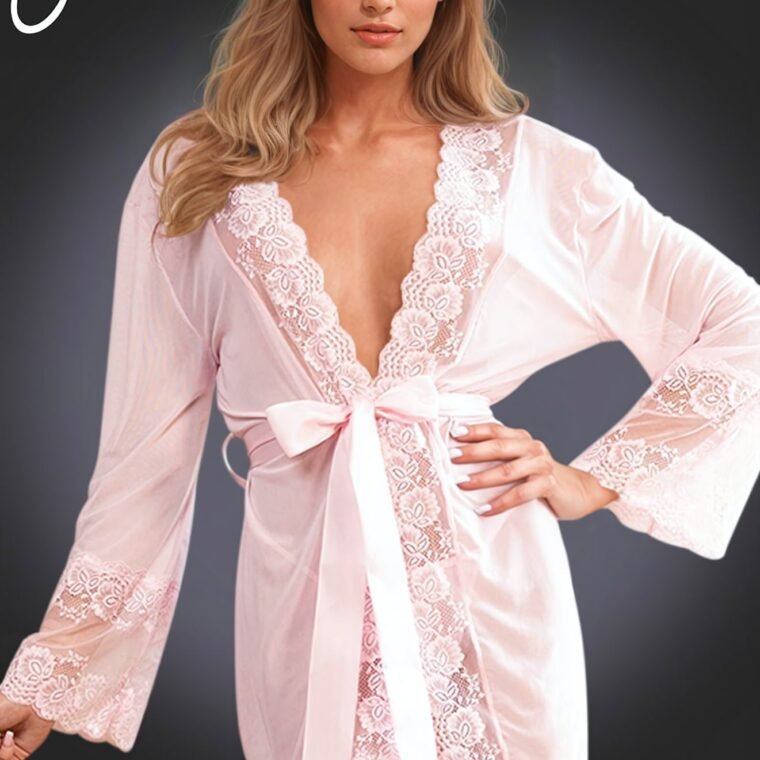 YesX YX990 Dressing Gown Pink