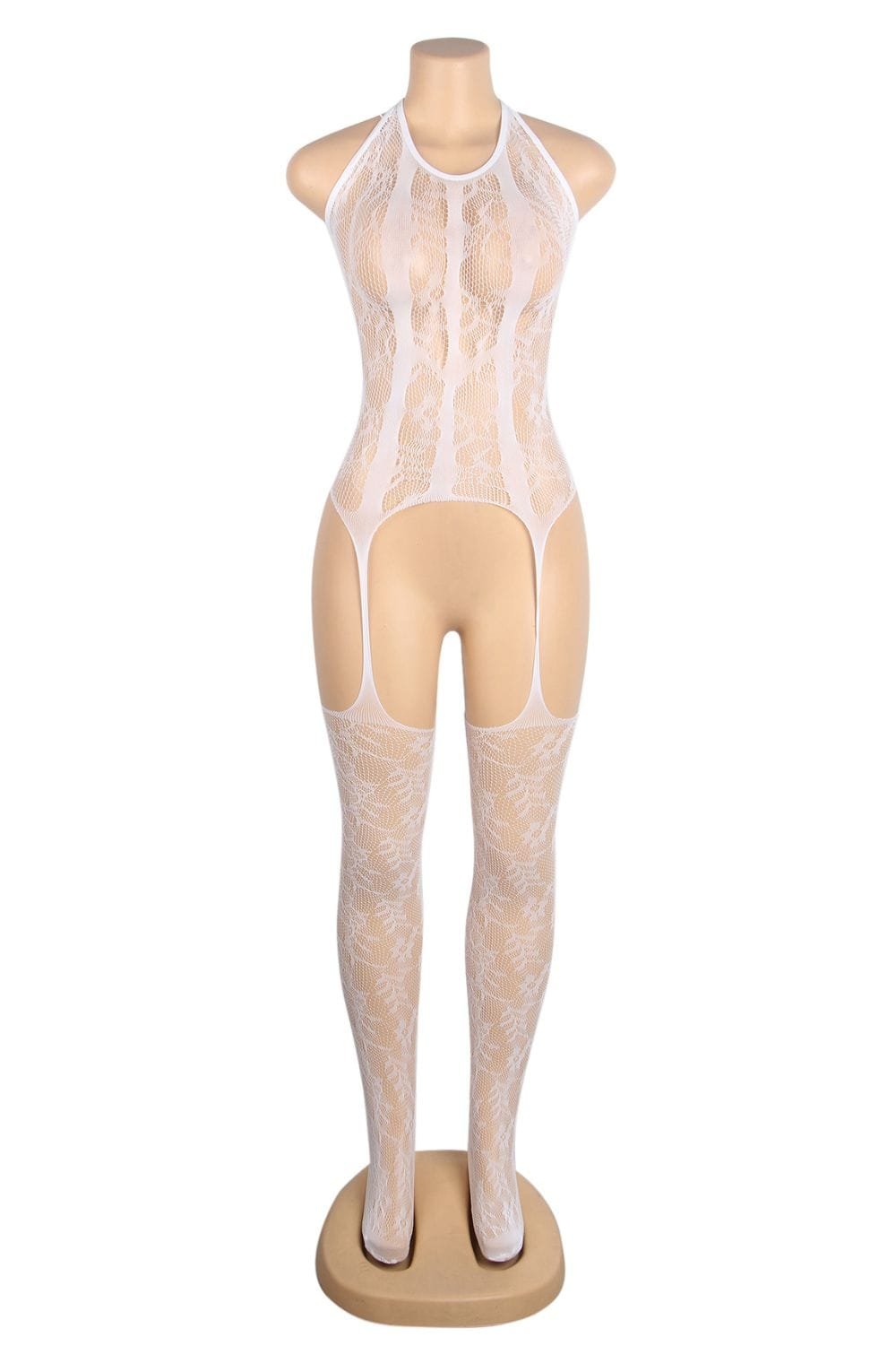 YesX YX898 Body Stocking White - Image 2